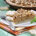 Quick Sweet Potato Pie with Honey Walnut Topping